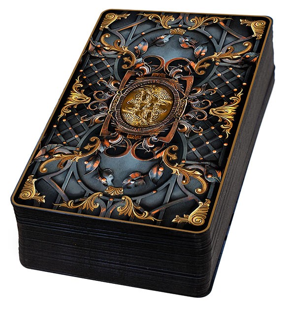 The Elemental Wisdom Tarot - black edges - 100% original - 12cm