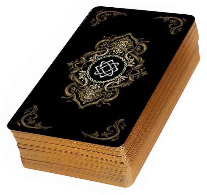 The Slavic Legends Tarot 12cm gold edges