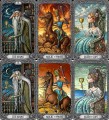 A comparison of the same cards in the classic and new remastered versions