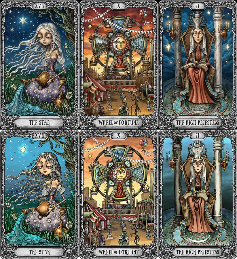 トランプ THE DARK MANSION TAROT The Dark Mansion Tarot - Large version 14cm